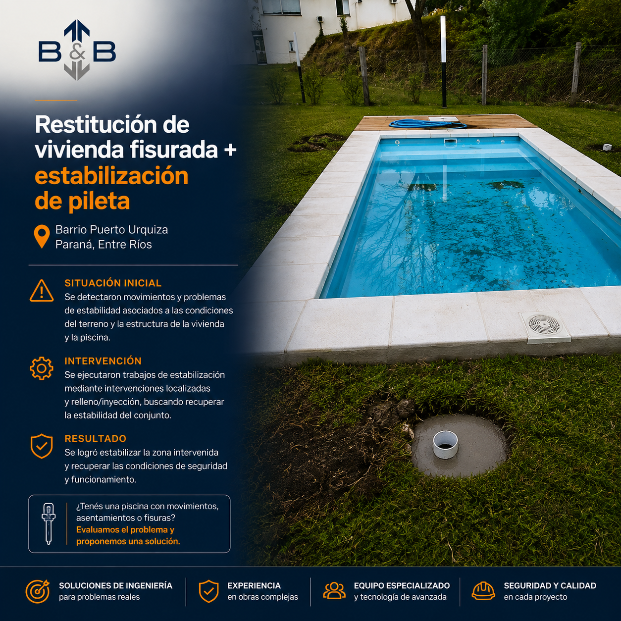 Esquema: Mejoramiento del suelo para estabilización